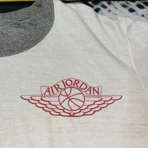 1985' RARE Vintage Original Nike Air Jordan 1s Reverse WING LOGO TEE