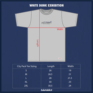 TRIBUTE TO THE 2003 WHITE DUNK EXHIBITION TEE 1/202 Limited LONDON