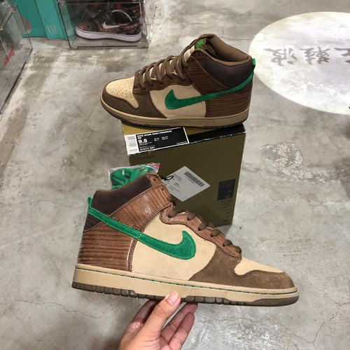 DS 2007' Nike Dunk HIGH Pro SB WOOD DESK
