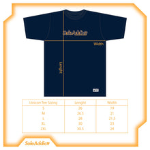 Load image into Gallery viewer, PRE-ORDER NAVY SOLEADDICTT TEE 1/100 SOLD OUT
