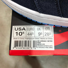 Load image into Gallery viewer, DS 2014&#39; Nike Air Jordan 1s FAMILY FOREVER (DENIM)
