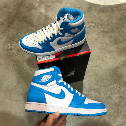 DS 2015' Air Jordan 1s UNC NORTH CAROLINA UNI