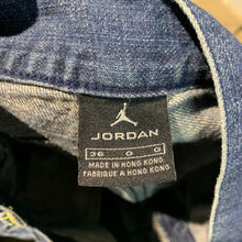Load image into Gallery viewer, IV Vintage NIKE Air Jordan 25th Anniversary Denim Jean Shorts Size 36