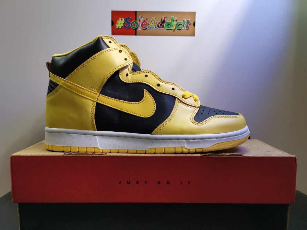 DS 1999' Nike Dunk High LE Goldenrod 