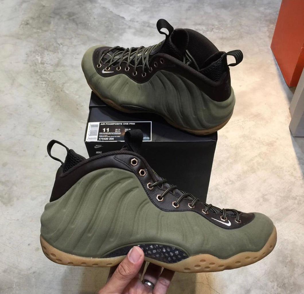 DS 2016' Nike Foamposite One OLIVE