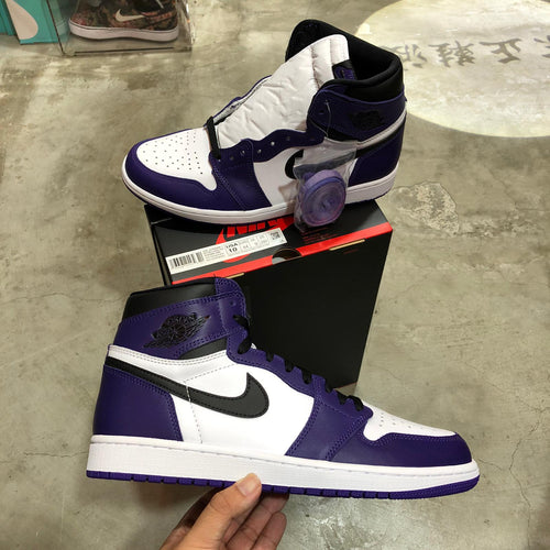 DS 2020' Air Jordan 1s COURT PURPLE