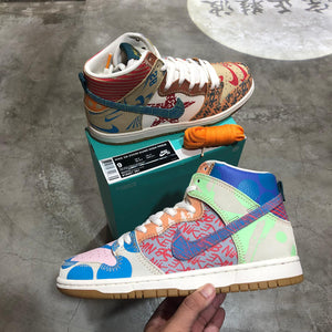 DS 2017' Nike Dunk High Pro SB THOMAS CAMPBELL WHAT THE DUNK