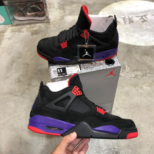 DS 2018' Air Jordan 4s RAPTORS