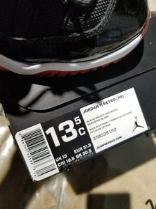 DS 2012' Air Jordan 11s PS BRED