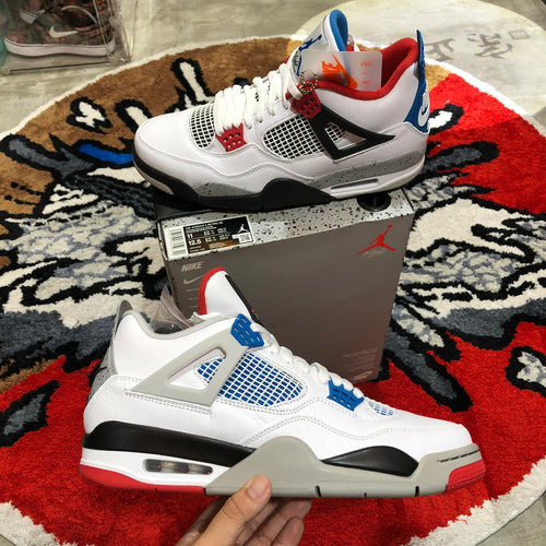 DS 2019' Air Jordan 4s WHAT THE
