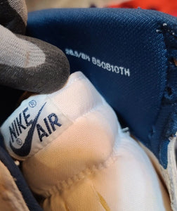 1985' SUPER RARE Vintage Original Deadstock Nike Air Jordan 1s METALLIC BLUE