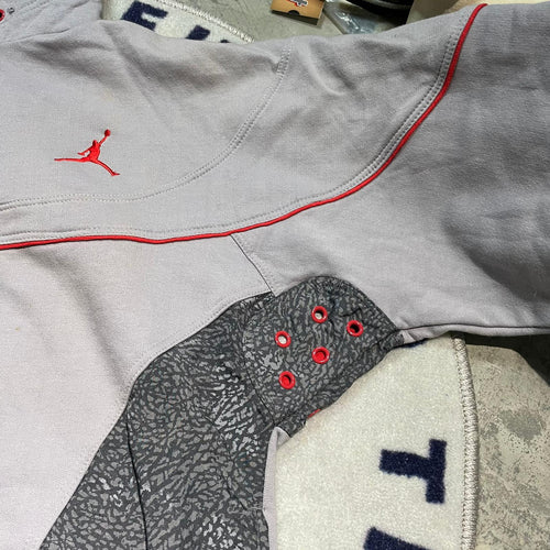 1988' RARE Deadstock Air Jordan 3s Crewneck GREY