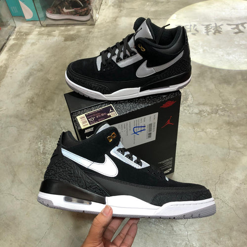 DS 2019' Nike Air Jordan 3s TINKER BLACK CEMENT