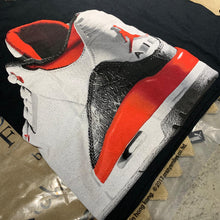 Load image into Gallery viewer, DS 2003&#39;-2004&#39; Vintage Nike Air Jordan 3s III FIRE RED Shoes Graphic T-Shirt