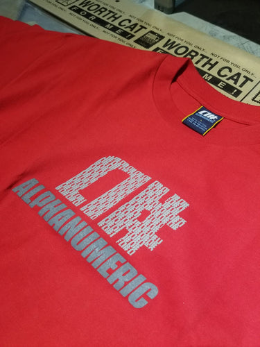 DS RARE 90s Vintage ALPHANUMERIC A# Skater Performance TEE